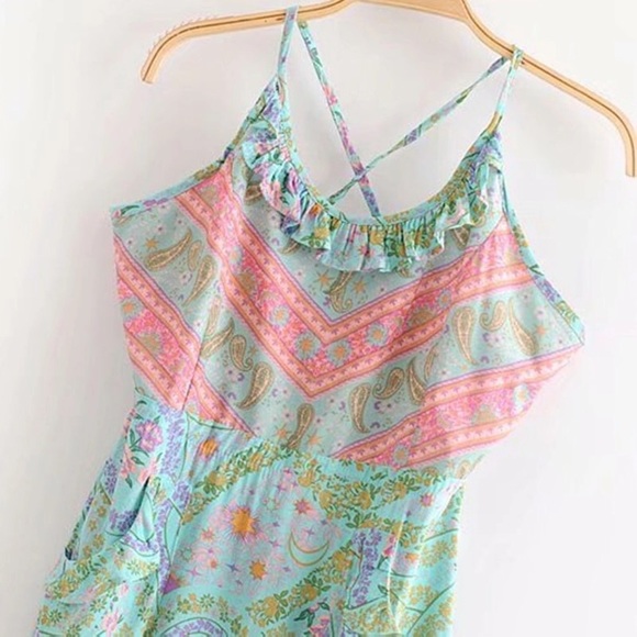 5⭐️ FAV BESTSELLER Hippie City Lights Maxi Dress - Picture 3 of 7